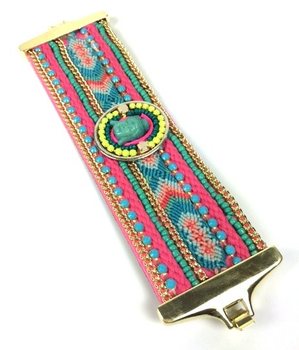 LUXE IBIZA LOOK ARMBAND MULTICOLOR BUDDHA (1st)