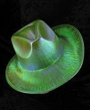 COWBOY GLITTER HOED - GROEN (6st.)