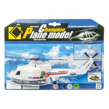 POLITIE HELICOPTER MET TREKKOORD OP KAART (6st.)