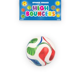 HIGH BOUNCE VOETBAL BAL - STUITERBAL - IN DISPLAY (24st.)