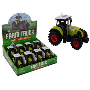 FARM TRACTOR MET LICHT EN GELUID - IN DISPLAY (8st.)