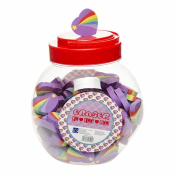 GOM REGENBOOG HART IN POT (100st.)