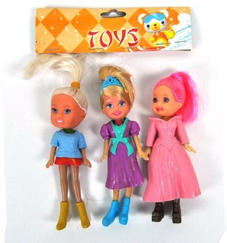 3 POPPETJES IN ZAKJE (10st.)
