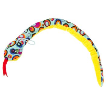 PLUCHE SLANG - 52 Cm. LANG - MIX KLEUREN (24st.)