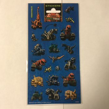 STICKERS: DINOTRUX, Afm. 20 x 10 Cm. (10st.)