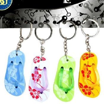 SLEUTELHANGER IN DE VORM VAN EEN SLIPPER (12st.)