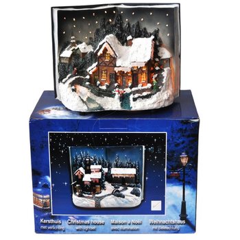 KERSTDORP IN BOEKVORM MET GLOW VERLICHTING