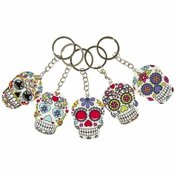 DOODSKOP / SKULL SLEUTELHANGERS (48st.)