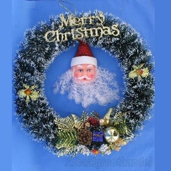KERSTMIS DEURVERSIERING - ROND (2st.)