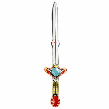GROOT OPBLAASBAAR RIDDER ZWAARD, 80CM LANG (12st.)