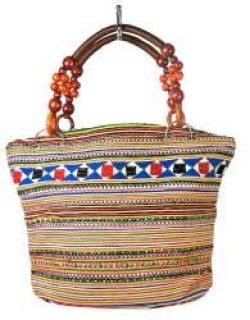 Art.nr: 97736 - B-FAIR TAS BEADS BRUINE KRALEN (1st)