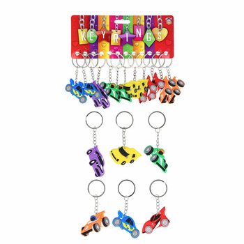 SLEUTELHANGERS - RACE AUTO’S (12st.)