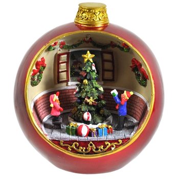 LUXE KERSTMIS ORNAMENT MET LICHT EN GELUID
