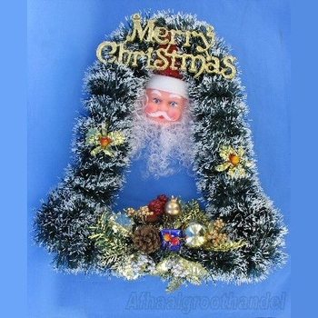 KERSTMIS DEURVERSIERING - KLOK