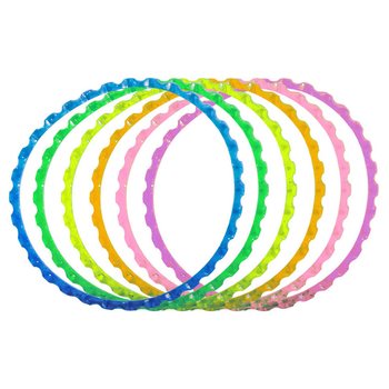 6 Stuks UITDEEL RIBBEL ARMBANDJES MET FELLE KLEUREN (12st.) 