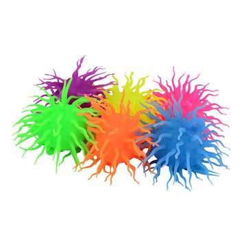 LICHTGEVENDE SPIKE PUFFER BALLEN MET LICHT IN DISPLAY (24st.)