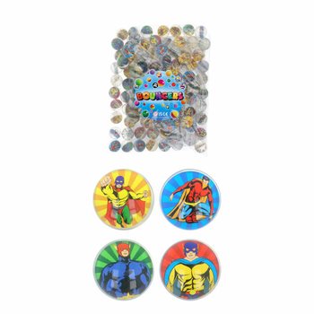 MIX SUPER HERO / SUPERHELDEN - STUITERBALLEN Ø3.3 Cm. (100st.)