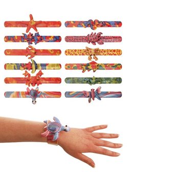 SNAP BRACELETS / CLIC ARMBANDEN VOORZIEN VAN DIEREN (12 St.)