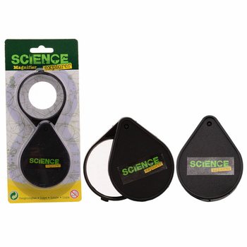 SCIENCE EXPLORER - OPVOUWBAAR VERGROOTGLAS OP KAART (6st.)