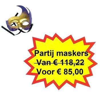 PARTIJ MASKERS (164st.)