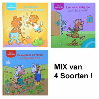 MIX KINDERBOEKEN – LEREN SAMENLEVEN (12st.)