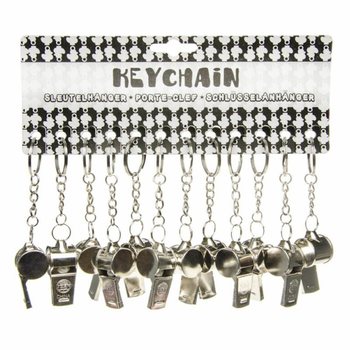 METALEN FLUIT AAN SLEUTELHANGER (48st.)