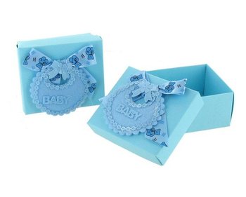 BABY BLAUWE GESCHENK DOOS (12st.)