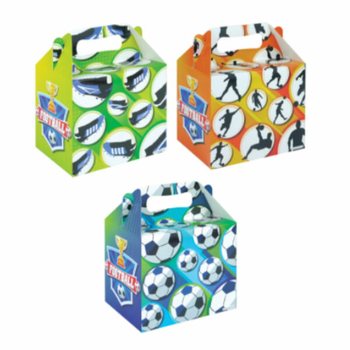 MENUBOX – VOETBAL – 14 x 9.5 x 18 Cm (24st.)