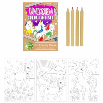 ECO FRIENDLY &ndash; UNICORN / EEHOORN TEKEN SET (25st.)