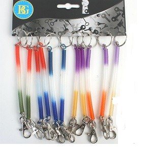 SLEUTELHANGERS MET UITREKBAAR KOORD (12st.)