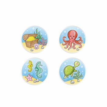MIX SEA LIFE / ZEEDIEREN - STUITERBALLEN Ø3.3 Cm. (100st.)
