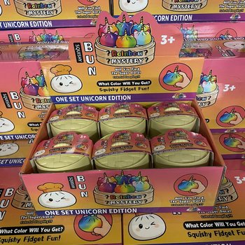 RAGE - Squishy Bun Dumplings GROOT - ONE SET UNICORN EDITION (Afm. 8.5 x 8.5 x 7.5 Cm) (12st.)