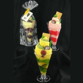 HANDDOEK IN DE VORM VAN EEN SORBET (2st.)