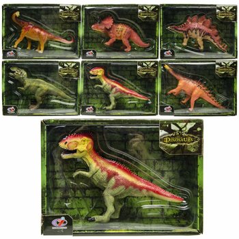 DINOSAURUS SPEELFIGUREN - IN LUXE GIFTBOX - MIX SOORTEN (6st.)