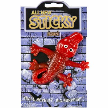 STICKY ANIMALS - GROTE PLAKKERIGE ENGE FIGUREN IN DISPLAY (60st.)