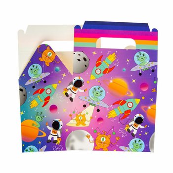 MENUBOX / TRAKTATIEDOOSJE SPACE / RUIMTE 14x10x17 Cm. (12st.)