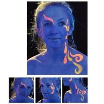SNAZAROO - SPECIAAL UV KLEUR GEZICHTSVERF (6st.)