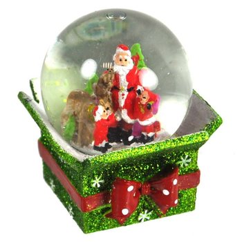 KERSTMIS SNEEUWBOL IN DISPLAY (8st.)