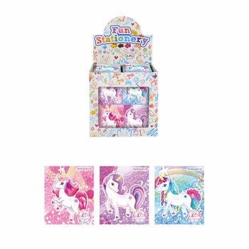 NOTITIEBLOKJES - MODEL: UNICORN / EENHOORN IN DISPLAY (480st.)