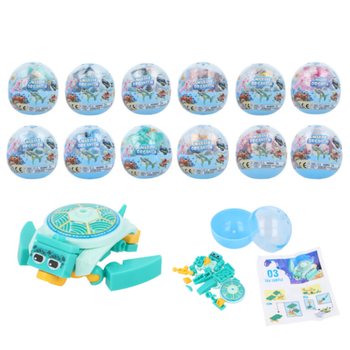 BRICKS BOUWSTENEN SEA LIFE IN CAPSULE EN DISPENCER (12st.)