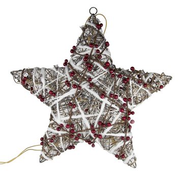 GROTE LICHTGEVENDE DECORATIE KERSTSTER 45 CM. (2st.)