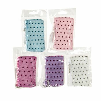 KLEINE GLITTER TASJES MET RITS (50st.)