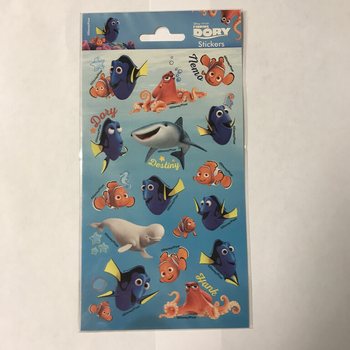STICKERS: DISNEY FINDING DORY,  Afm. 20 x 10 Cm. (10st.)