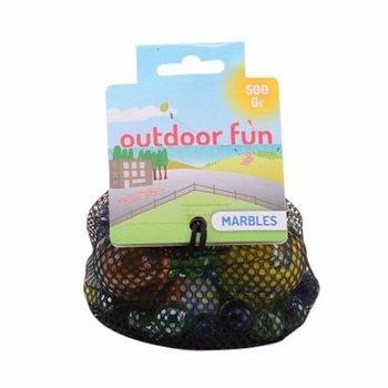 OUTDOOR FUN - KNIKKERS IN KNIKKERZAK, 500 GRAM (6st.)
