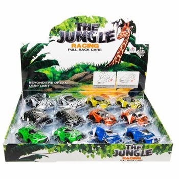 PULL BACK JUNGLE AUTO&rsquo;S IN DISPLAY (12st.)
