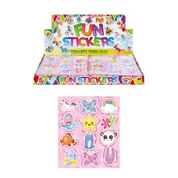 FUN STICKERS &ndash; MODEL: SCHATTIGE STICKERS (120st.)