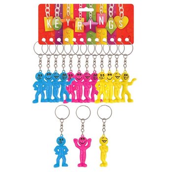 SMILEY MAN MET SLEUTELHANGER (12st.)