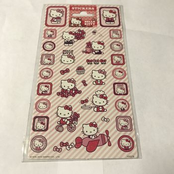 STICKERS: HELLO KITTY,  Afm. 20 x 10 Cm. (10st.)