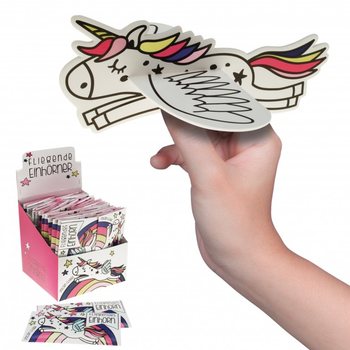 EENHOORN (UNICORN) FOAM VLIEGTUIGEN IN DISPLAY (48st.)