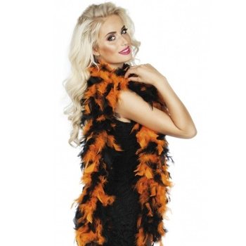 BOA ORANJE ZWART 180 CM. (12st.)